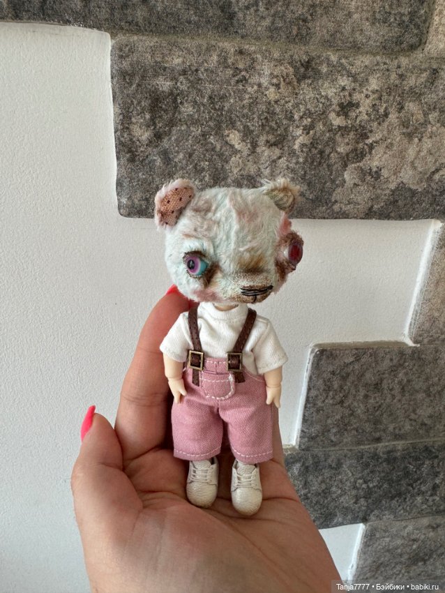 Мятный малыш медведь — Авторские мишки Тедди и друзья: фото (фото 5)