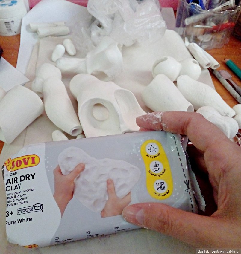 Куколка процесс — Авторские шарнирные куклы своими руками: лепка (фото 7)