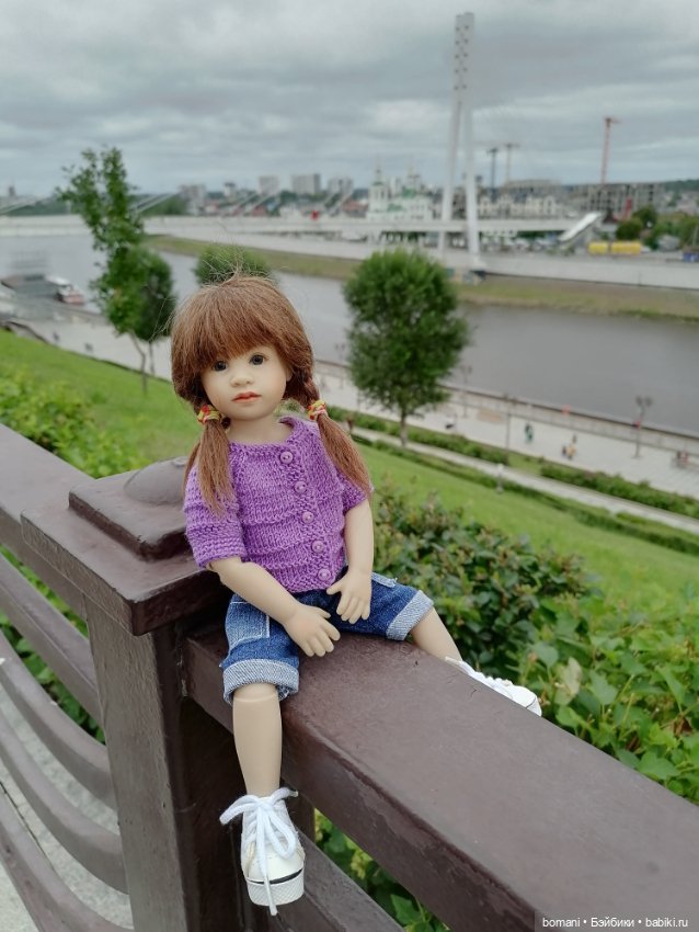 Шарлотта на прогулке — Куклы Heidi Plusczok (Хайди/Хейди Плюсчок) — фото