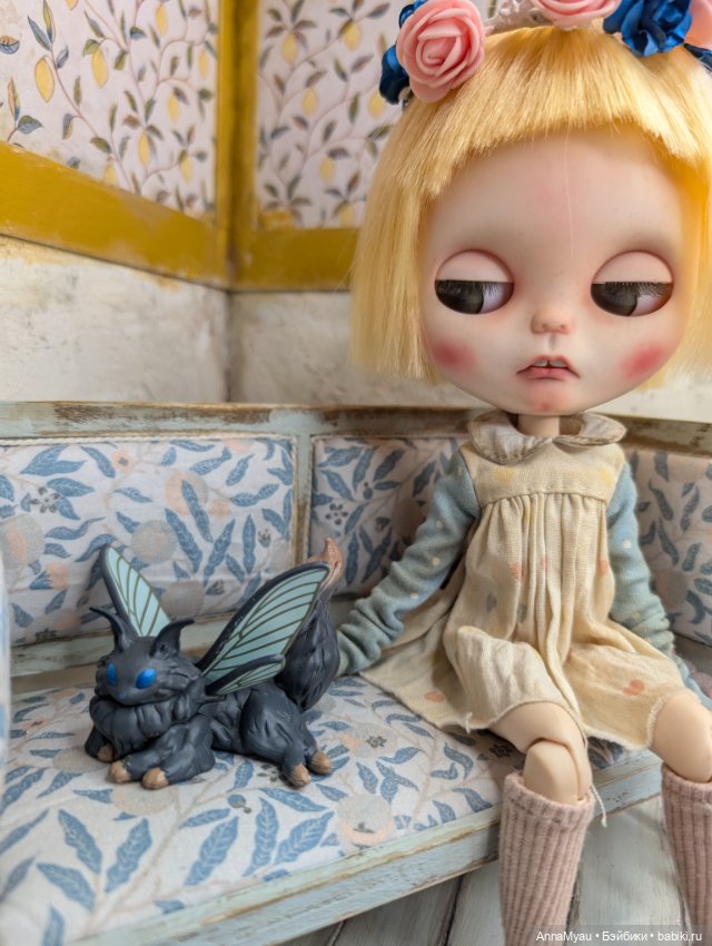 Новая старая диван-софа — Мебель для кукол и домиков: фото (фото 4)