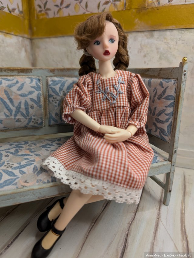 Новая старая диван-софа — Мебель для кукол и домиков: фото (фото 9)
