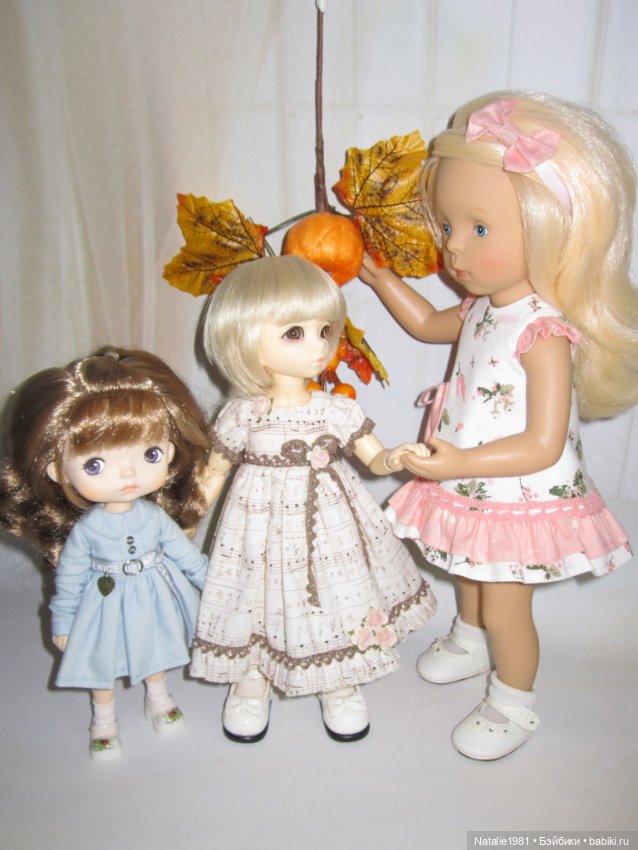 Любите-ли вы осень так, как люблю ее я? Небольшая фотосессия моих кукол - Литлфи, Минуш, Монст