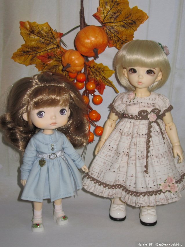 Любите-ли вы осень так, как люблю ее я? Небольшая фотосессия моих кукол - Литлфи, Минуш, Монст (фото 8)