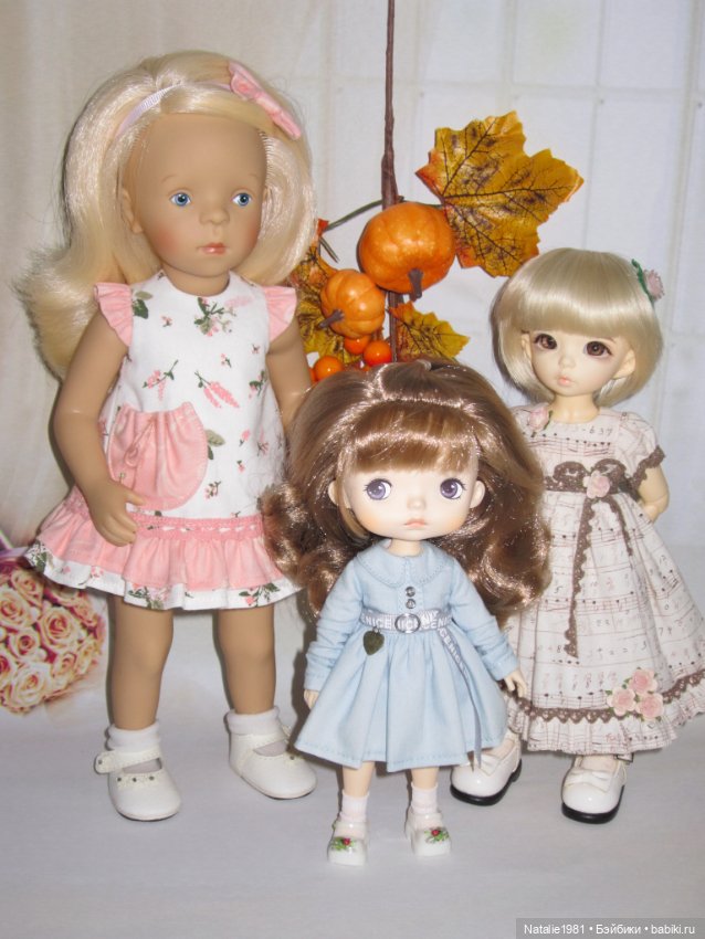 Любите-ли вы осень так, как люблю ее я? Небольшая фотосессия моих кукол - Литлфи, Минуш, Монст (фото 9)