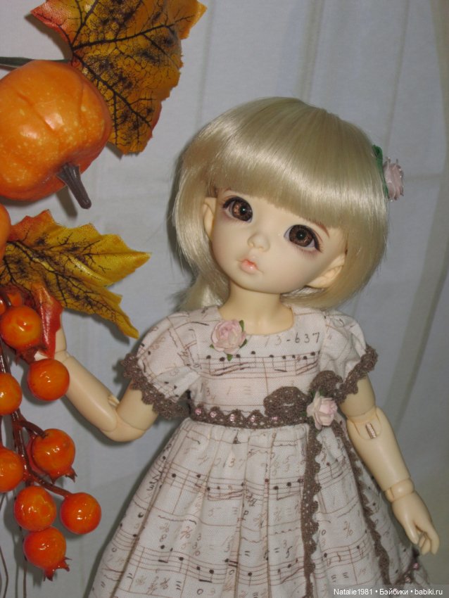 Любите-ли вы осень так, как люблю ее я? Небольшая фотосессия моих кукол - Литлфи, Минуш, Монст