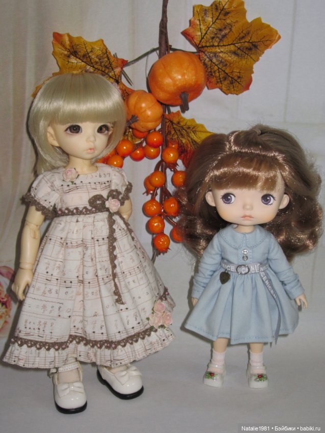 Любите-ли вы осень так, как люблю ее я? Небольшая фотосессия моих кукол - Литлфи, Минуш, Монст (фото 2)
