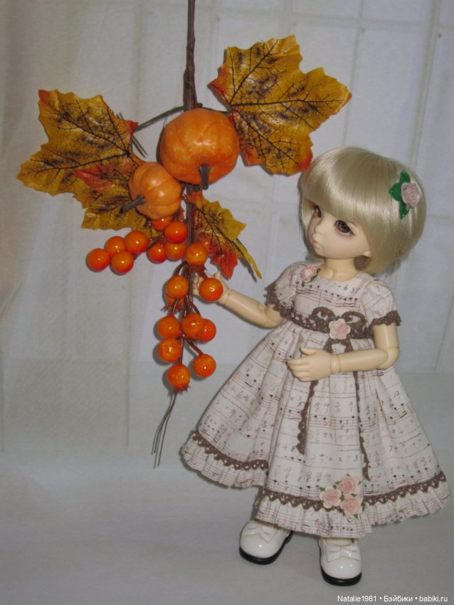 Любите-ли вы осень так, как люблю ее я? Небольшая фотосессия моих кукол - Литлфи, Минуш, Монст (фото 3)