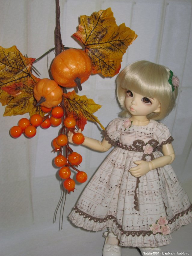 Любите-ли вы осень так, как люблю ее я? Небольшая фотосессия моих кукол - Литлфи, Минуш, Монст (фото 4)