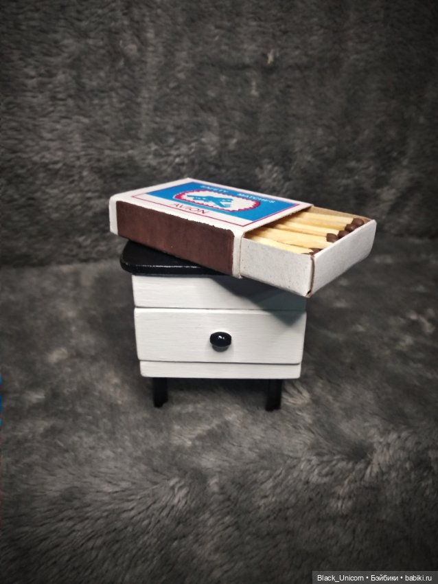 Комод и тумбочка — Мебель для кукол и домиков: фото (фото 3)