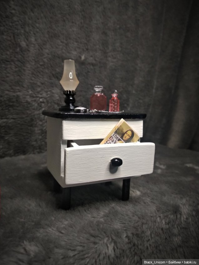 Комод и тумбочка — Мебель для кукол и домиков: фото (фото 6)