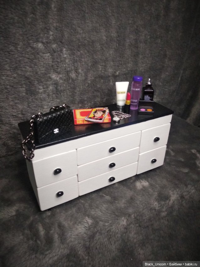 Комод и тумбочка — Мебель для кукол и домиков: фото (фото 4)