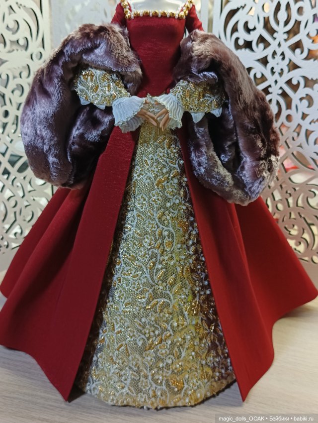 Платье Анны Болейн — Одежда и обувь для кукол своими руками: фото (фото 4)