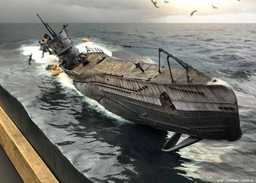 Диорама «Тонущий волк» от Скотта Уизерса (фото 5)