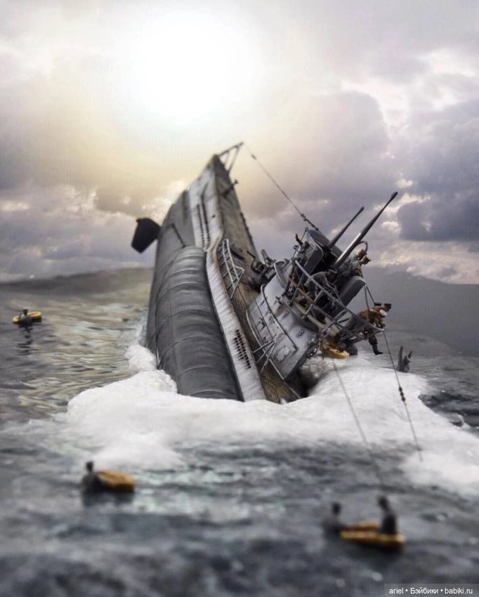 Диорама «Тонущий волк» от Скотта Уизерса (фото 2)