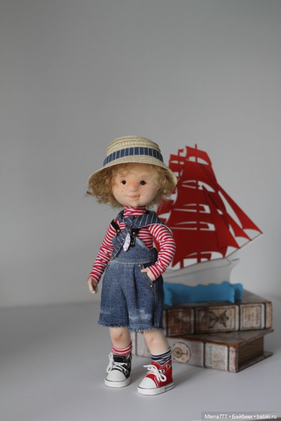 Ты морячка, я моряк — Авторские текстильные куклы: Вальдорфские (фото 6)