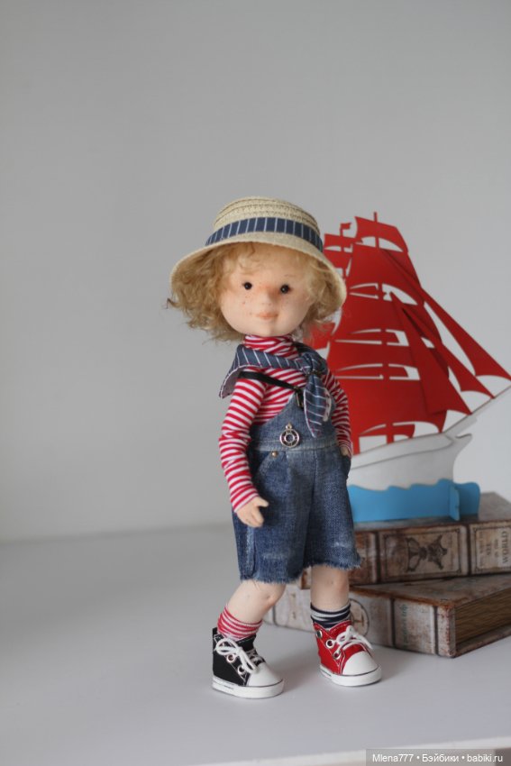 Ты морячка, я моряк — Авторские текстильные куклы: Вальдорфские (фото 5)