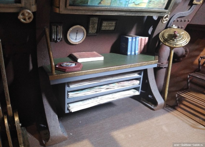 Диорама салона «Наутилуса» от автора Джерри Террелл (фото 6)