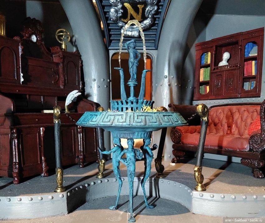 Диорама салона «Наутилуса» от автора Джерри Террелл