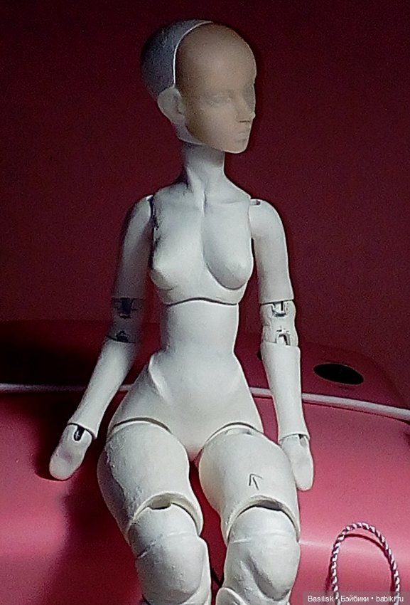 Куколка процесс 02 — Авторские шарнирные куклы своими руками: лепка (фото 7)