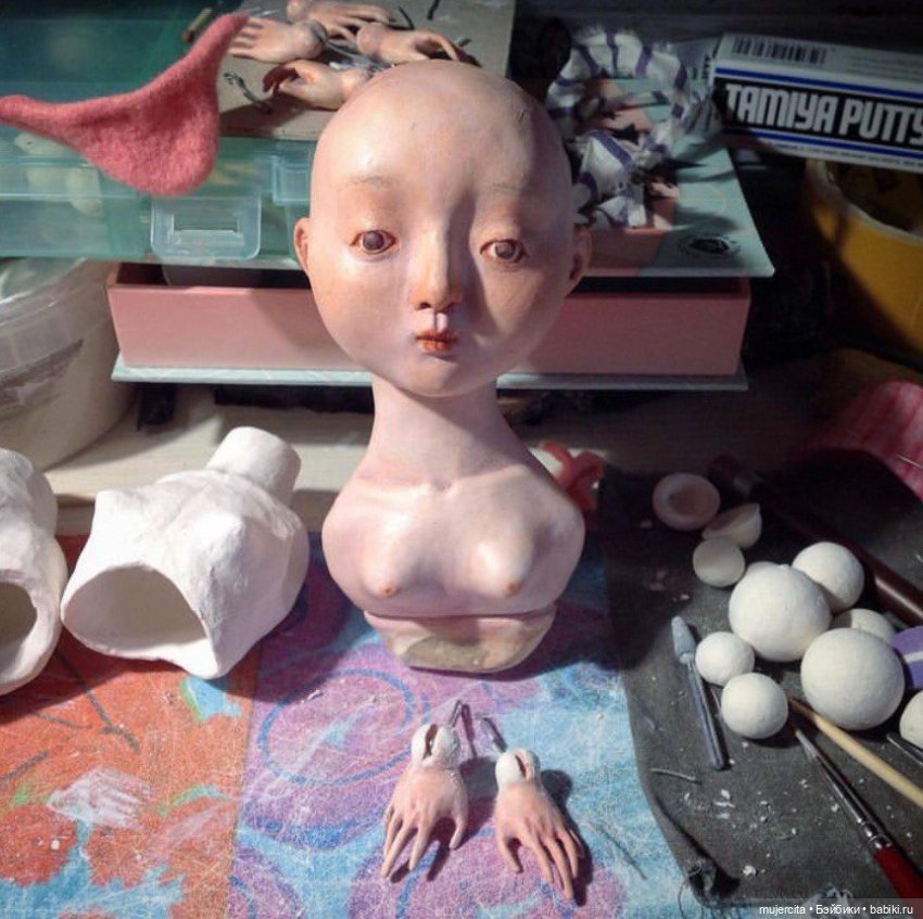 Сливовый сад — Авторские шарнирные куклы своими руками: лепка (фото 2)