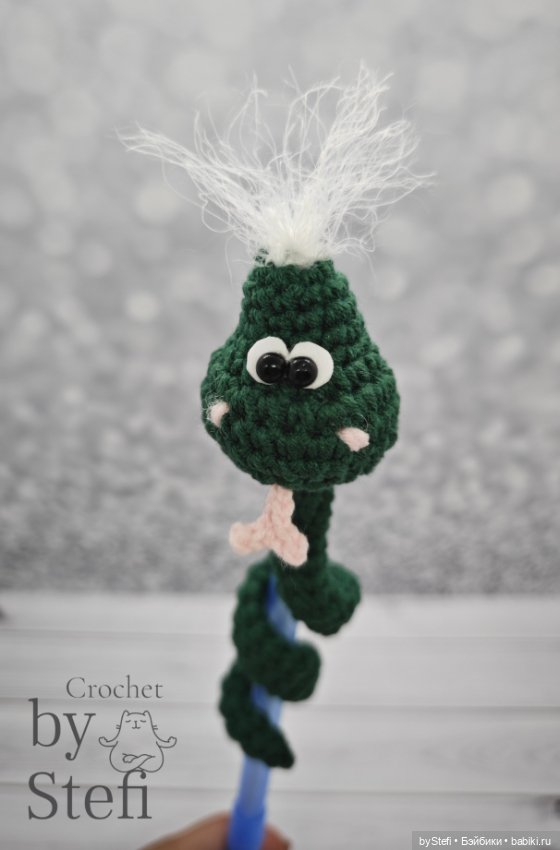 Змеючка — Вязаные игрушки и амигуруми: крючком (фото 5)