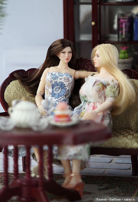 Встреча подружек — Куклы Phicen (TBLeague/Фицен): бесшовные тела (фото 9)