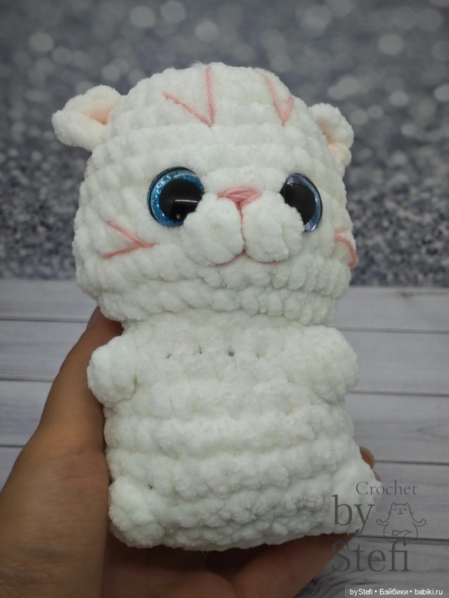 Котофейка Плюшик — Вязаные игрушки и амигуруми: крючком
