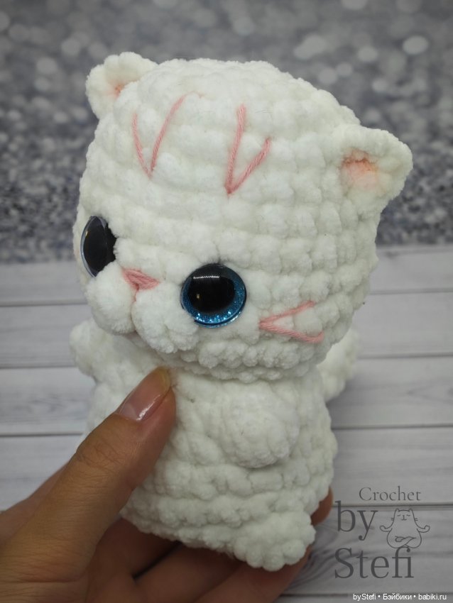Котофейка Плюшик — Вязаные игрушки и амигуруми: крючком (фото 10)