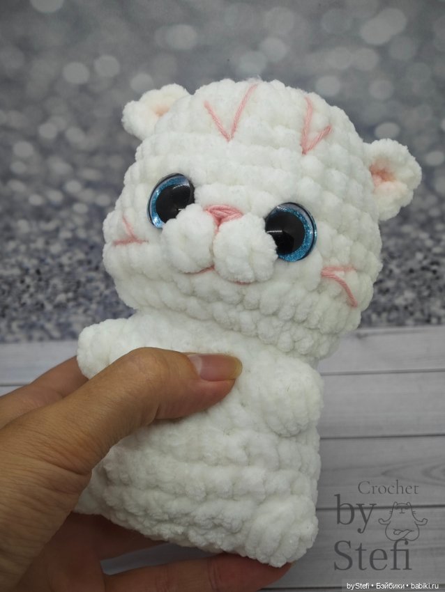 Котофейка Плюшик — Вязаные игрушки и амигуруми: крючком (фото 7)