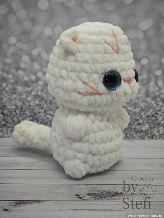 Котофейка Плюшик — Вязаные игрушки и амигуруми: крючком