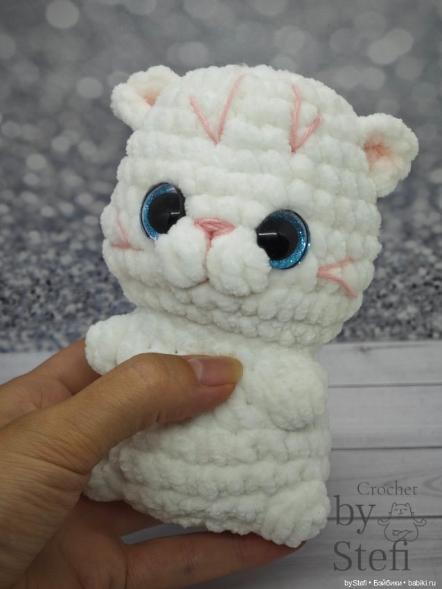 Котофейка Плюшик — Вязаные игрушки и амигуруми: крючком (фото 6)