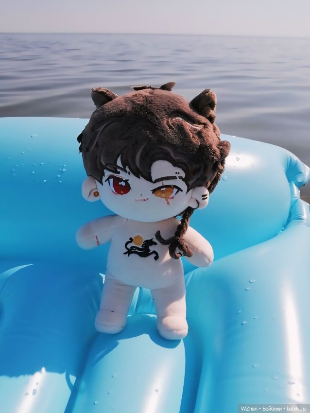 Плюшик на отдыхе — Мягкие игровые и текстильные куклы: тряпичные (фото 2)