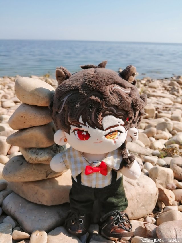 Плюшик на отдыхе — Мягкие игровые и текстильные куклы: тряпичные (фото 3)