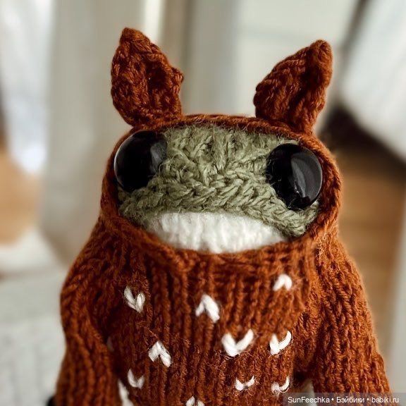 Один день из жизни вязаной лягушки 🐸 (фото 3)