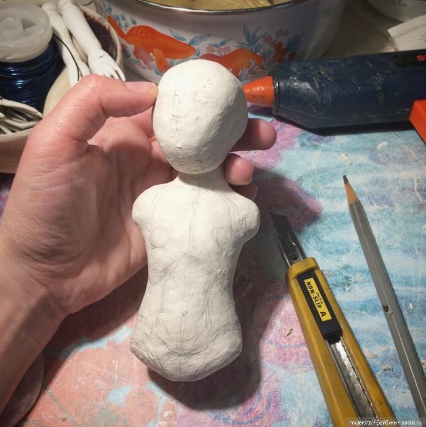 Первые мои шарнирки — Авторские шарнирные куклы своими руками: лепка (фото 3)