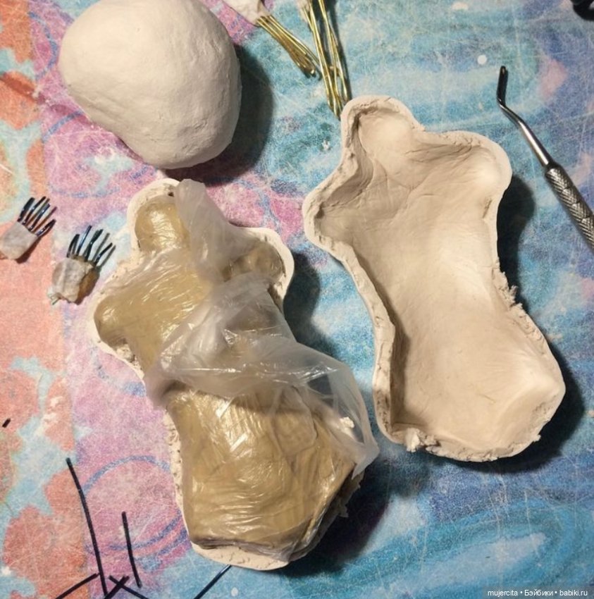 Первые мои шарнирки — Авторские шарнирные куклы своими руками: лепка (фото 2)