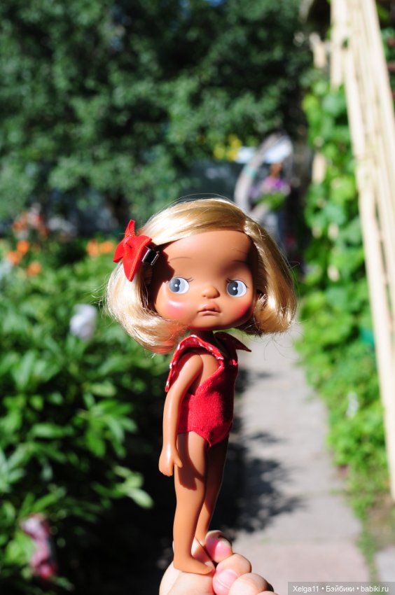 Pipita на даче!🌿💦🍉 — Куклы Holala (Холала) от Jenny Fairytown: Pipita (фото 3)