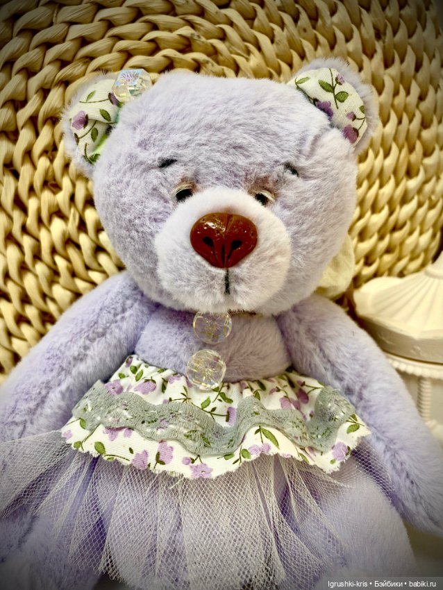 Мишка Тедди Фиалка — Авторские мишки Тедди и друзья: фото (фото 2)