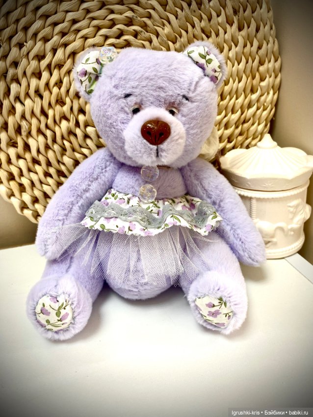 Мишка Тедди Фиалка — Авторские мишки Тедди и друзья: фото (фото 3)