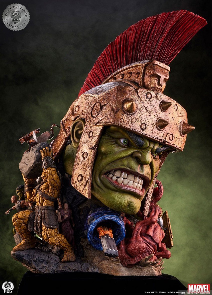 Premium Collectibles Studio - статуя Бюст «Планета Халка» (фото 6)