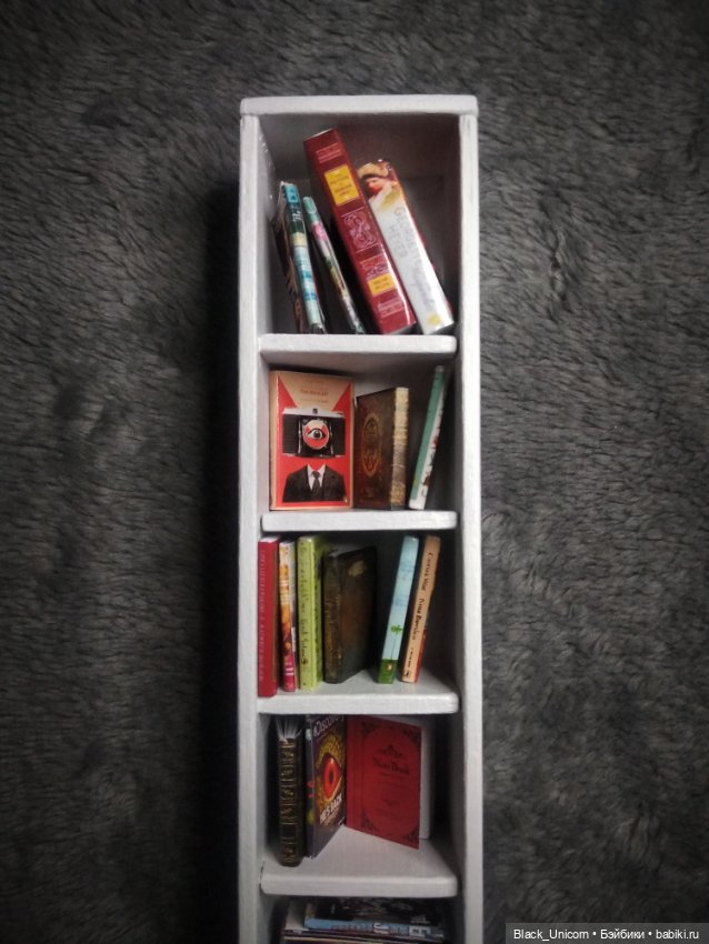 Кровать и книжный шкаф — Мебель для кукол и домиков: фото (фото 4)