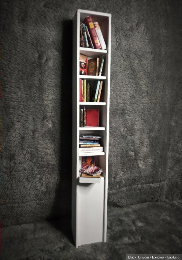 Кровать и книжный шкаф — Мебель для кукол и домиков: фото (фото 5)