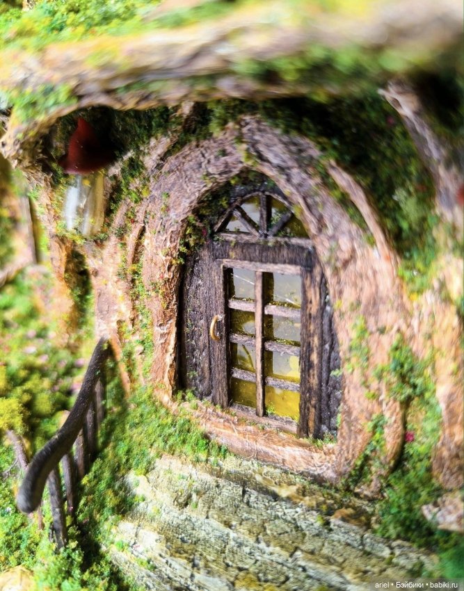 Диорама «Домик в лесу» от Хелены Пироженко (фото 4)