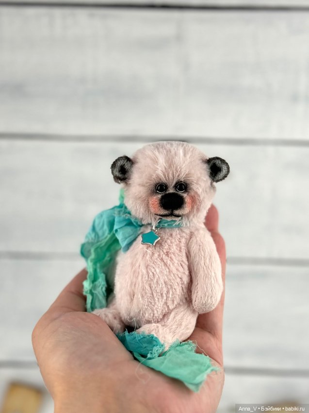 Тедди мишка Стеша — Авторские мишки Тедди и друзья: фото (фото 4)