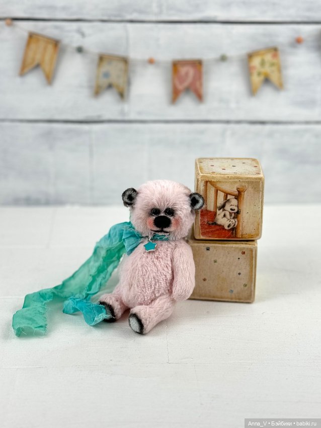 Тедди мишка Стеша — Авторские мишки Тедди и друзья: фото (фото 5)