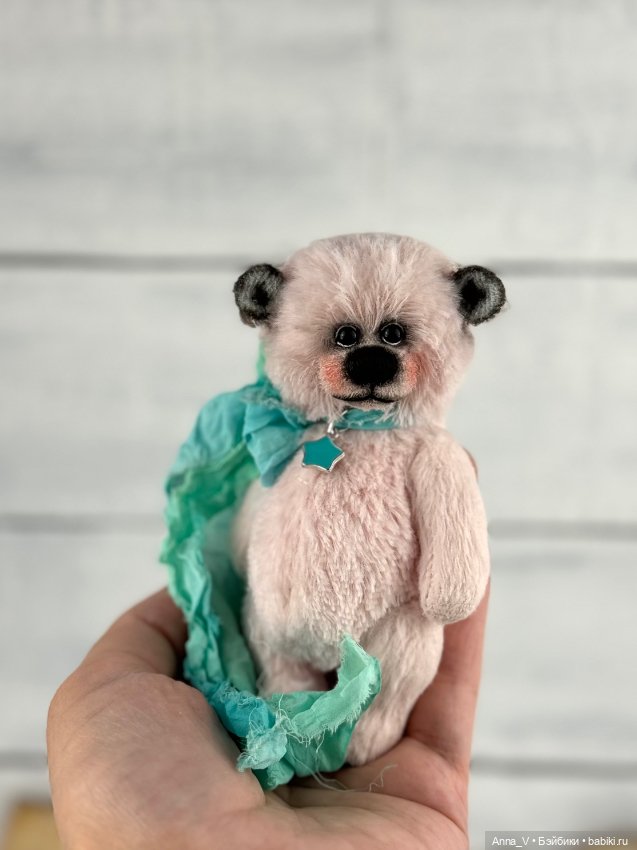 Тедди мишка Стеша — Авторские мишки Тедди и друзья: фото (фото 3)