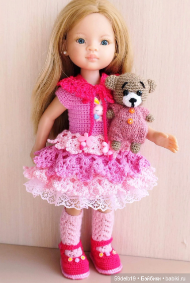 Девочки носят платья — Одежда и обувь для кукол своими руками: фото (фото 10)