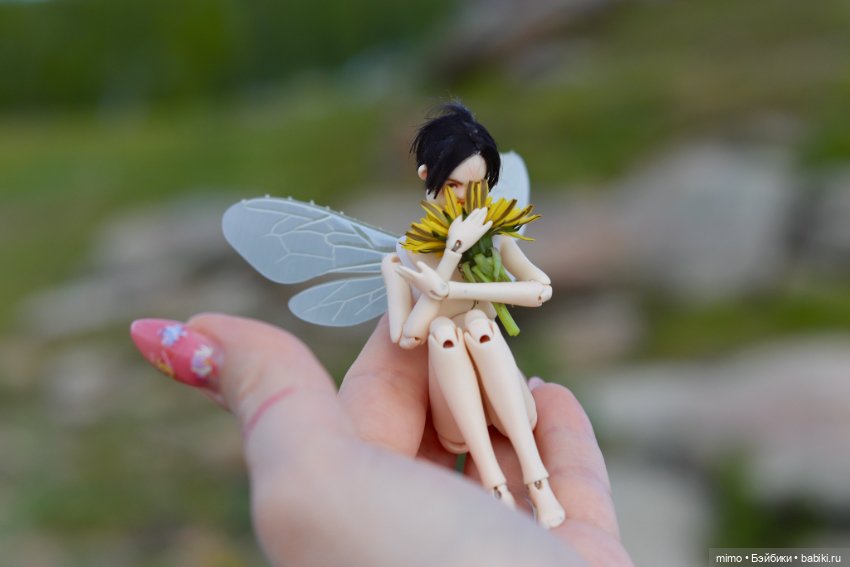 В обнимку с одуванчиками — Авторские шарнирные куклы своими руками: лепка (фото 3)