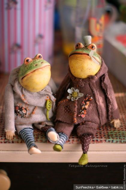 Лягушки - игрушки. Фотоподборка