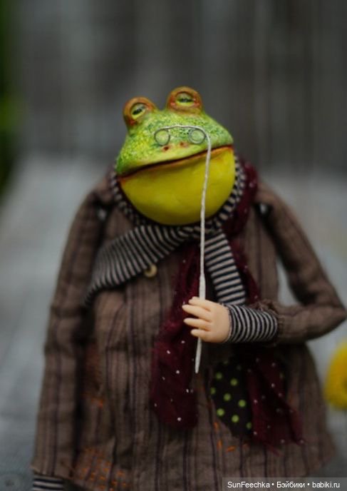 Лягушки - игрушки. Фотоподборка (фото 9)